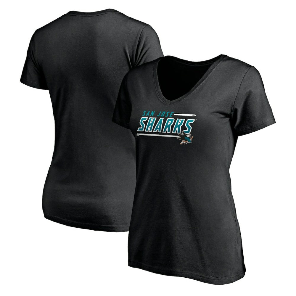 San Jose Sharks Women's Mascot In Bounds V-Neck T-Shirt -  NHL T-shirts
