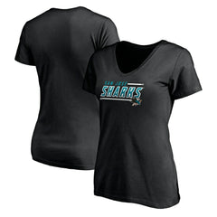 San Jose Sharks Women's Mascot In Bounds V-Neck T-Shirt -  NHL T-shirts