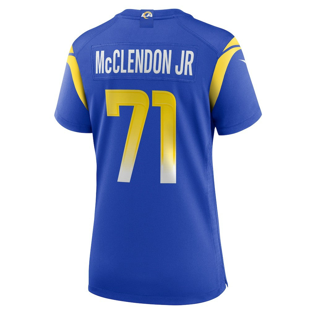 Los Angeles Rams Warren McClendon Jr.  Women's Team Game Jersey | NFL Outlet