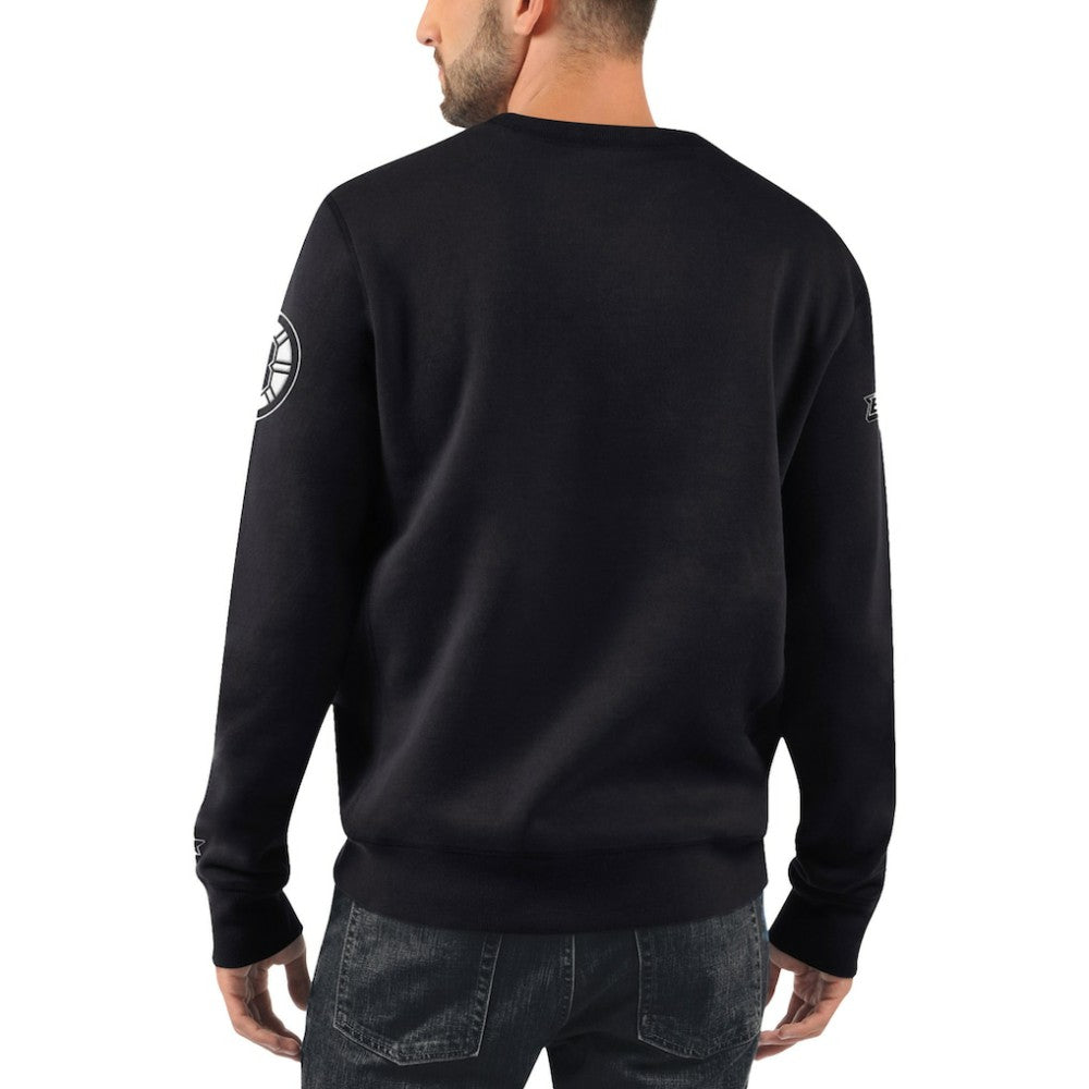 Boston Bruins Starter x NHL Black Ice Cross Check Pullover Sweatshirt -  NHL Sweatshirts