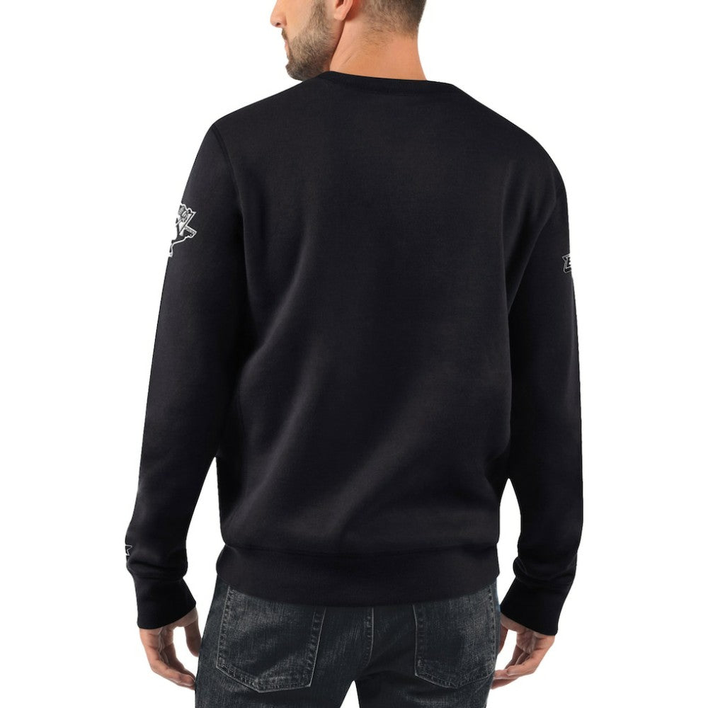Pittsburgh Penguins Starter x NHL Black Ice Cross Check Pullover Sweatshirt -  NHL Sweatshirts