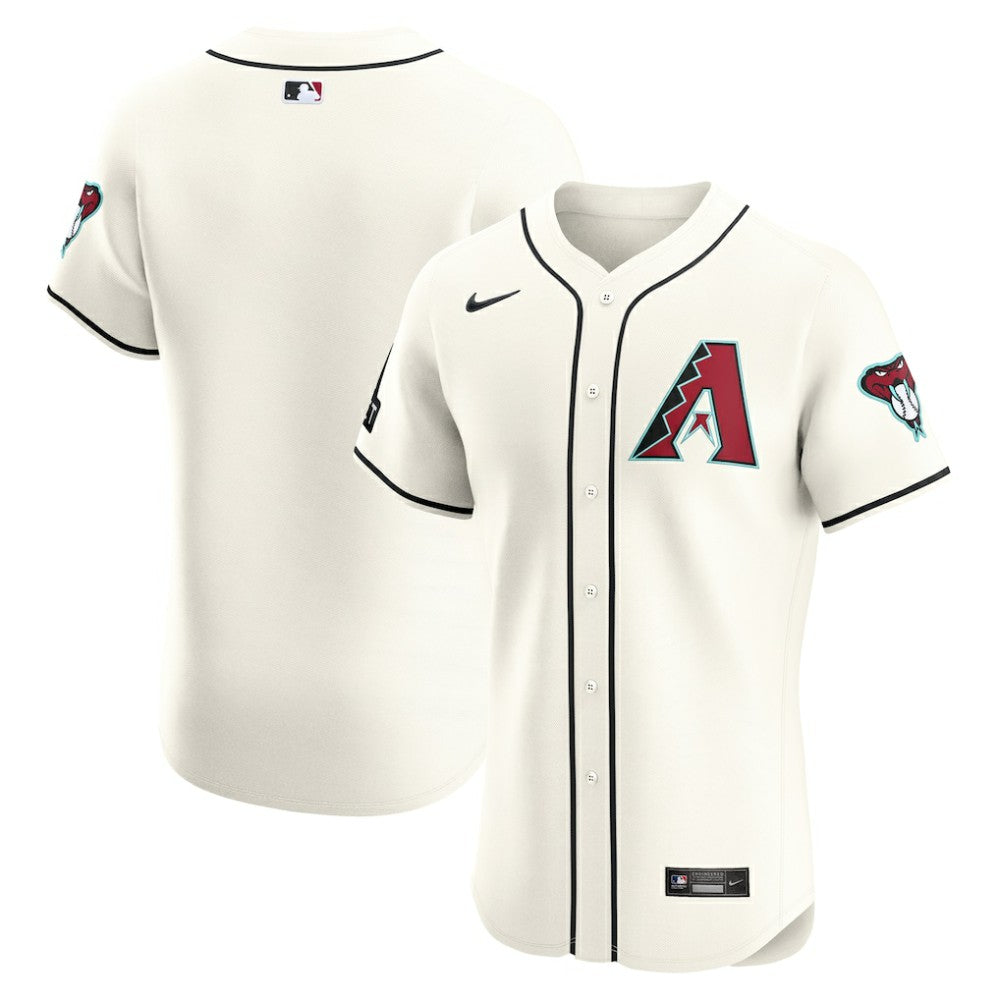 Arizona Diamondbacks Nike Home Elite Patch Jersey - MLB Jerseys