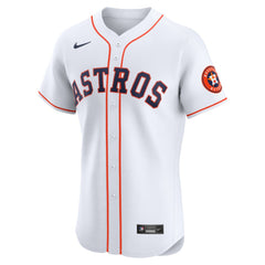 Houston Astros Nike Home Vapor Premier Elite Patch Jersey - MLB Jerseys