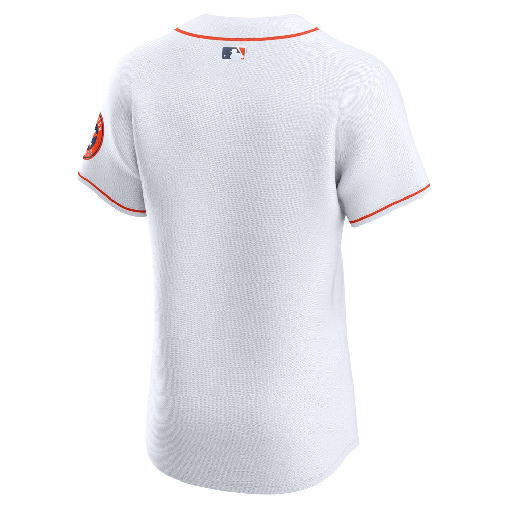 Houston Astros Nike Home Vapor Premier Elite Patch Jersey - MLB Jerseys
