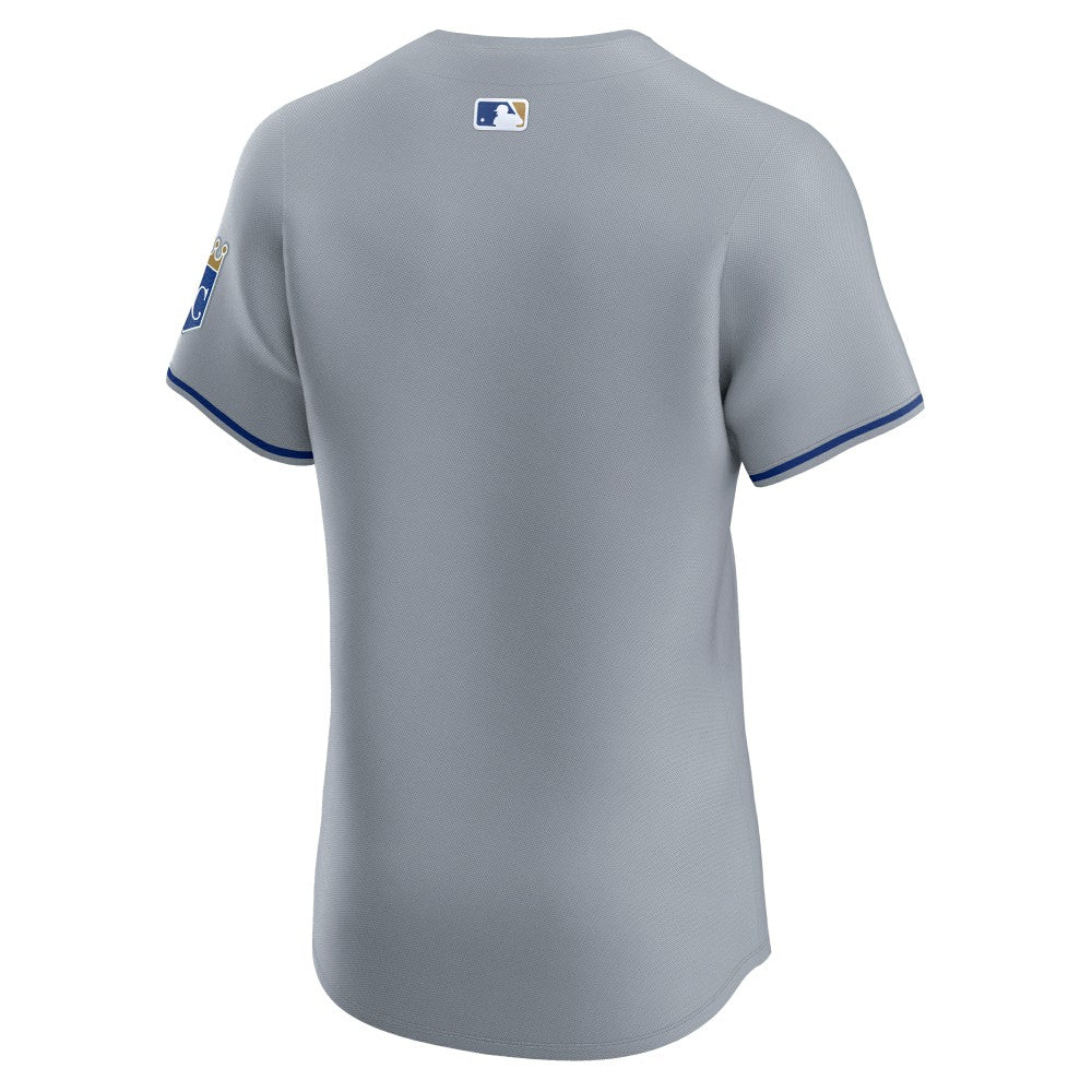 Kansas City Royals Nike Road Vapor Premier Elite Patch Jersey - MLB Jerseys