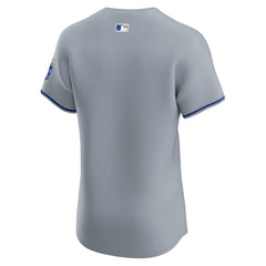 Kansas City Royals Nike Road Vapor Premier Elite Patch Jersey - MLB Jerseys