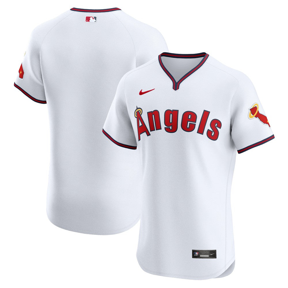 Los Angeles Angels Nike Alternate Vapor Premier Elite Patch Jersey - MLB Jerseys