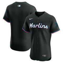 Miami Marlins Nike Alternate Vapor Premier Elite Patch Jersey - MLB Jerseys