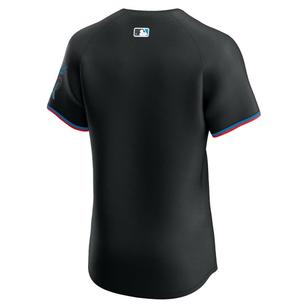 Miami Marlins Nike Alternate Vapor Premier Elite Patch Jersey - MLB Jerseys