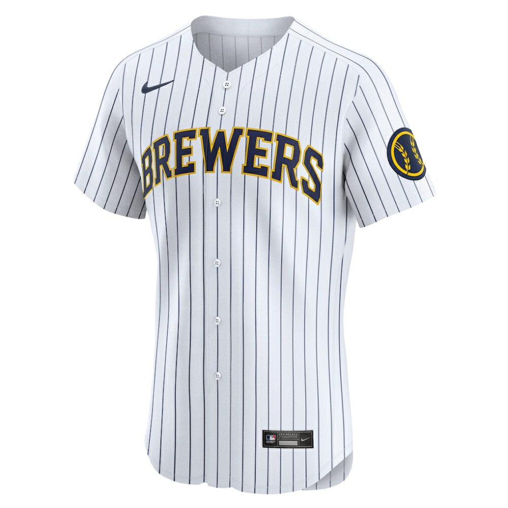 Milwaukee Brewers Nike Alternate Vapor Premier Elite Patch Jersey - MLB Jerseys