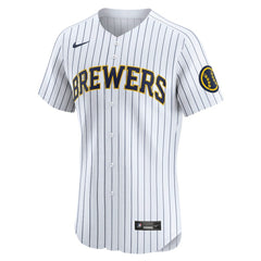 Milwaukee Brewers Nike Alternate Vapor Premier Elite Patch Jersey - MLB Jerseys