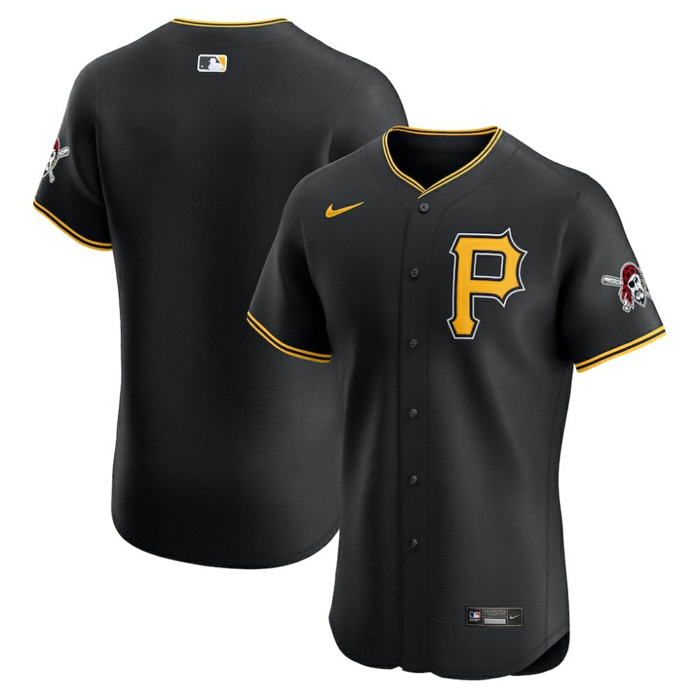 Pittsburgh Pirates Nike Alternate Vapor Premier Elite Patch Jersey - MLB Jerseys