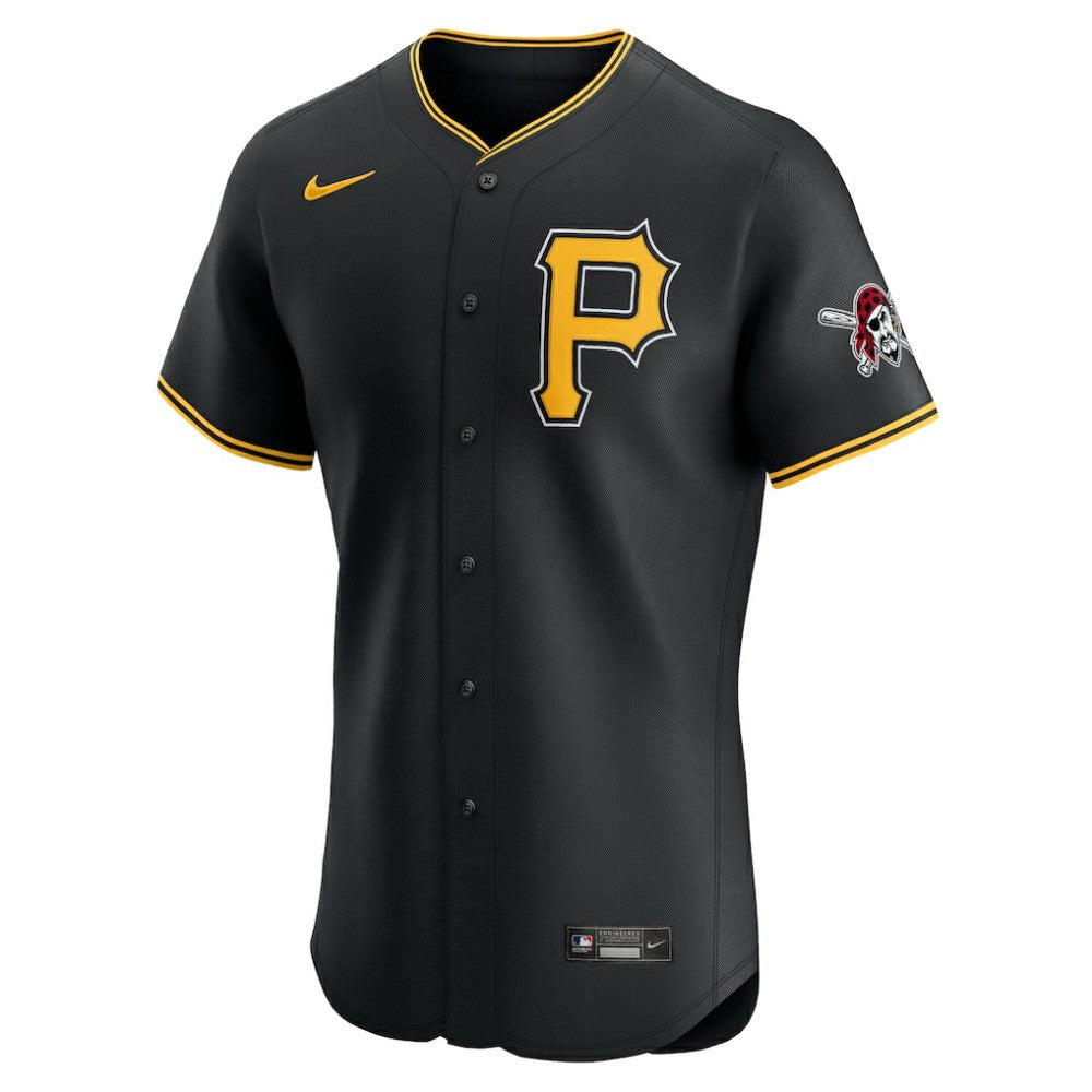 Pittsburgh Pirates Nike Alternate Vapor Premier Elite Patch Jersey - MLB Jerseys