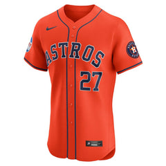 Jose Altuve Houston Astros Nike Alternate Elite Sponsor Patch Player Jersey - MLB Jerseys