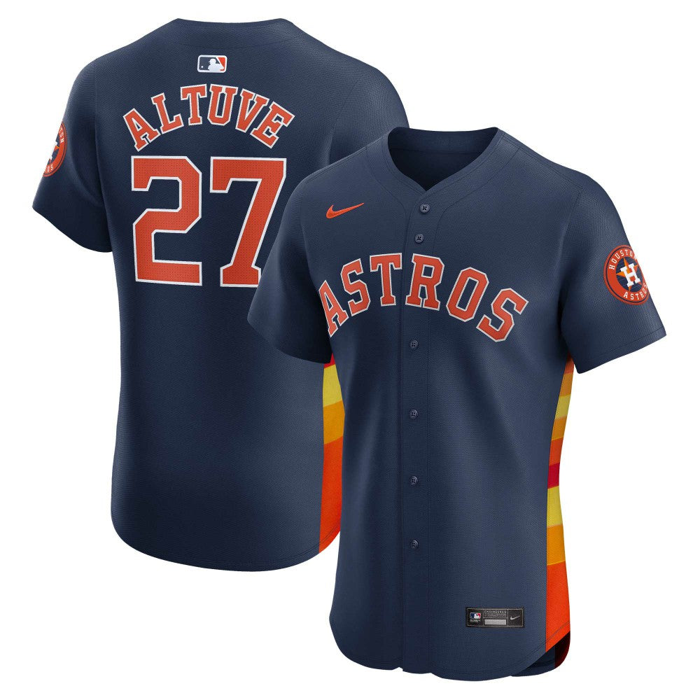 Jose Altuve Houston Astros Nike Alternate Elite Player Jersey - MLB Jerseys