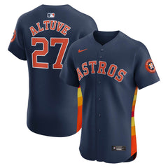 Jose Altuve Houston Astros Nike Alternate Elite Player Jersey - MLB Jerseys