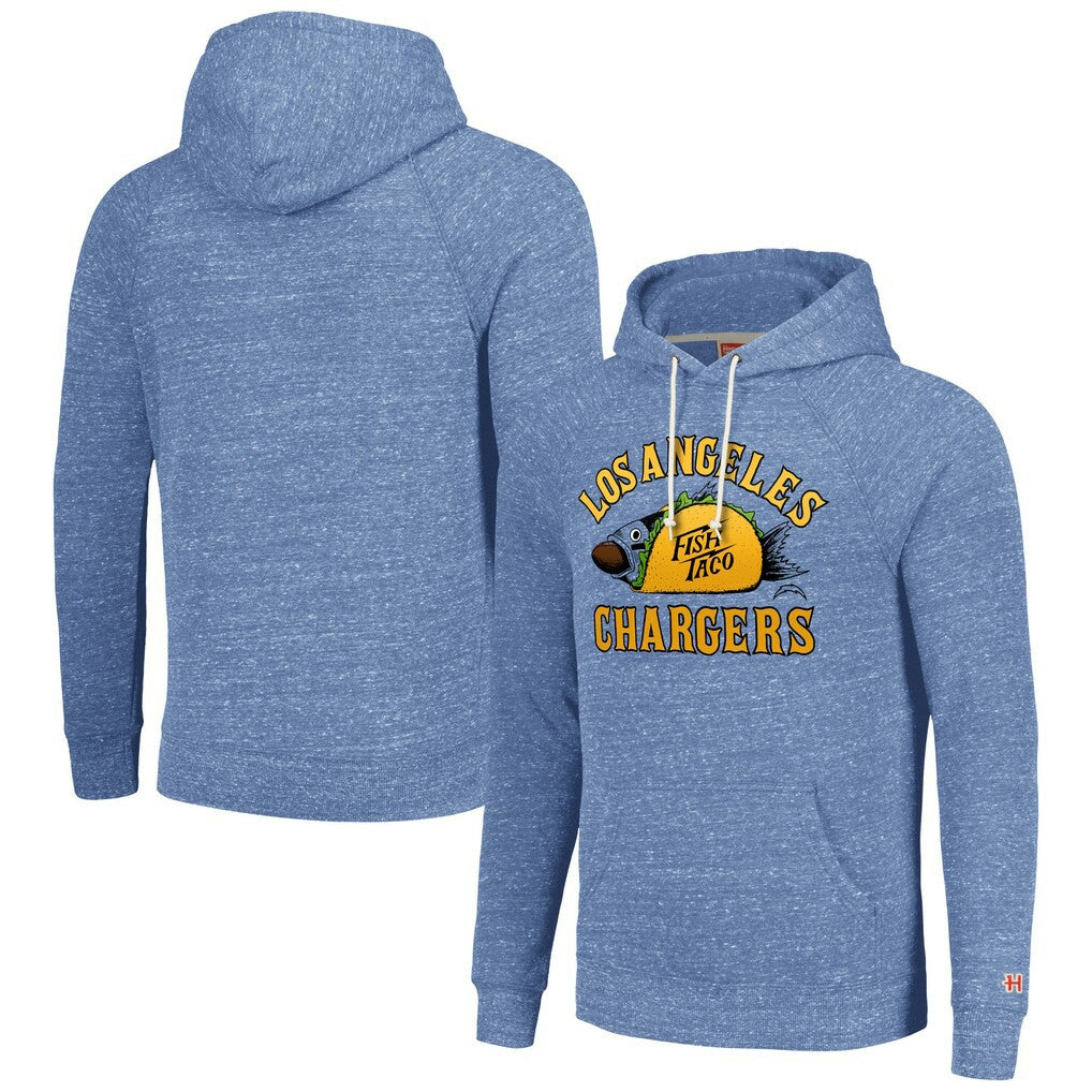 Los Angeles Chargers Homage Unisex NFL x Guy Fieri’s Flavortown Tri-Blend Pullover Hoodie | NFL New
