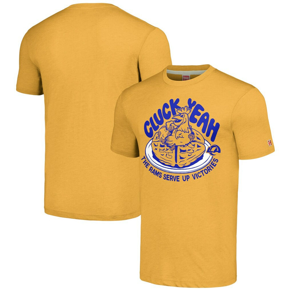 Los Angeles Rams Homage Unisex NFL x Guy Fieri’s Flavortown Tri-Blend T-Shirt | NFL Near me