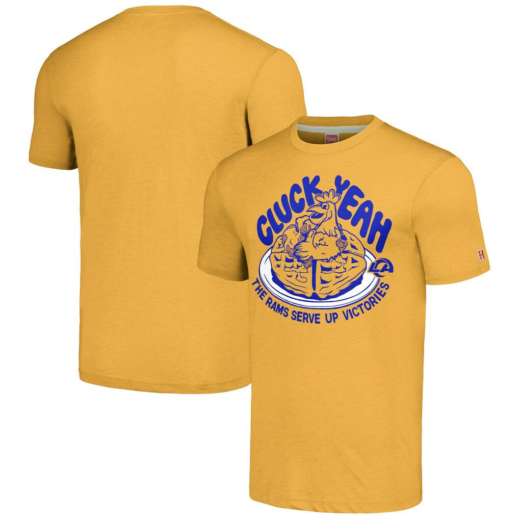 Los Angeles Rams Homage Unisex NFL x Guy Fieri’s Flavortown Tri-Blend T-Shirt | NFL Near me