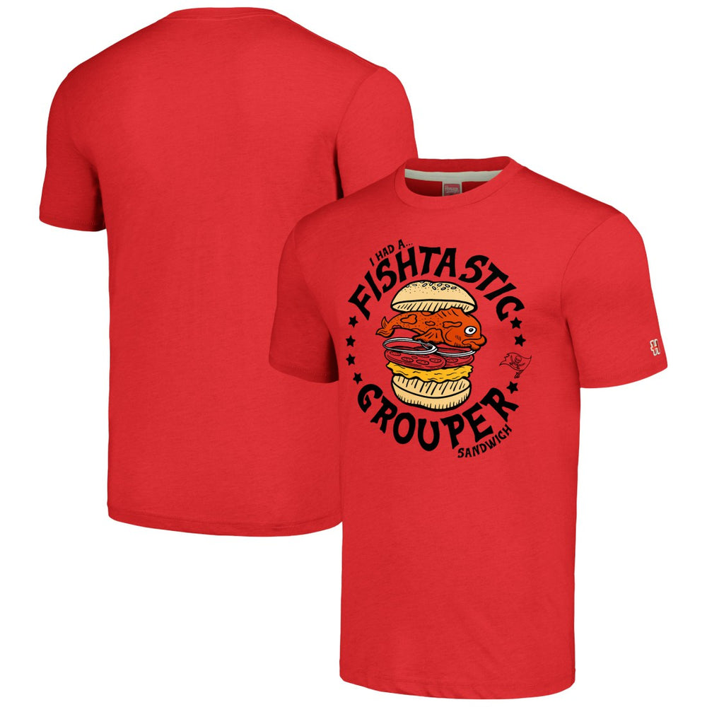 Tampa Bay Buccaneers Homage Unisex NFL x Guy Fieri’s Flavortown Tri-Blend T-Shirt | NFL Outlet