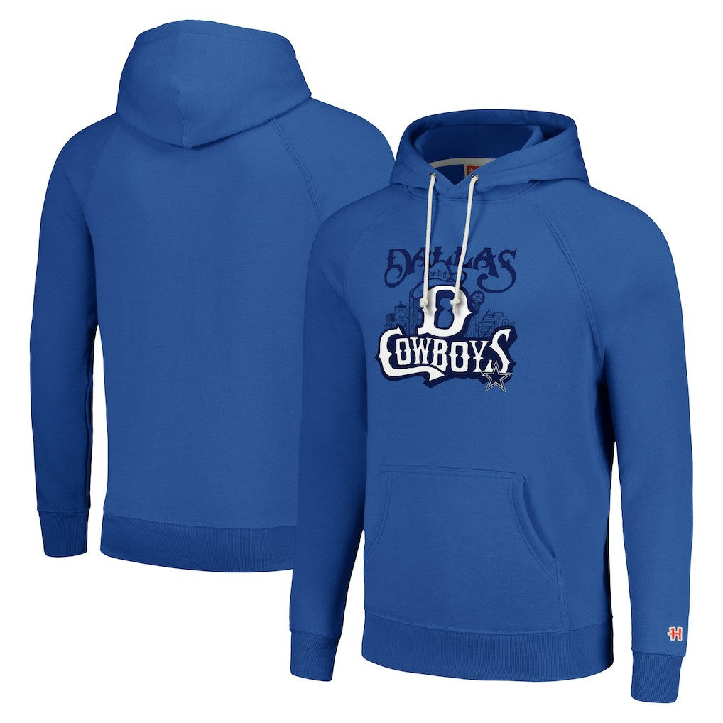 Dallas Cowboys Homage Unisex Hyperlocal Raglan Pullover Hoodie | NFL Discount