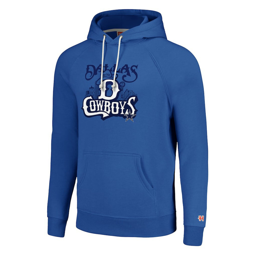 Dallas Cowboys Homage Unisex Hyperlocal Raglan Pullover Hoodie | NFL Discount