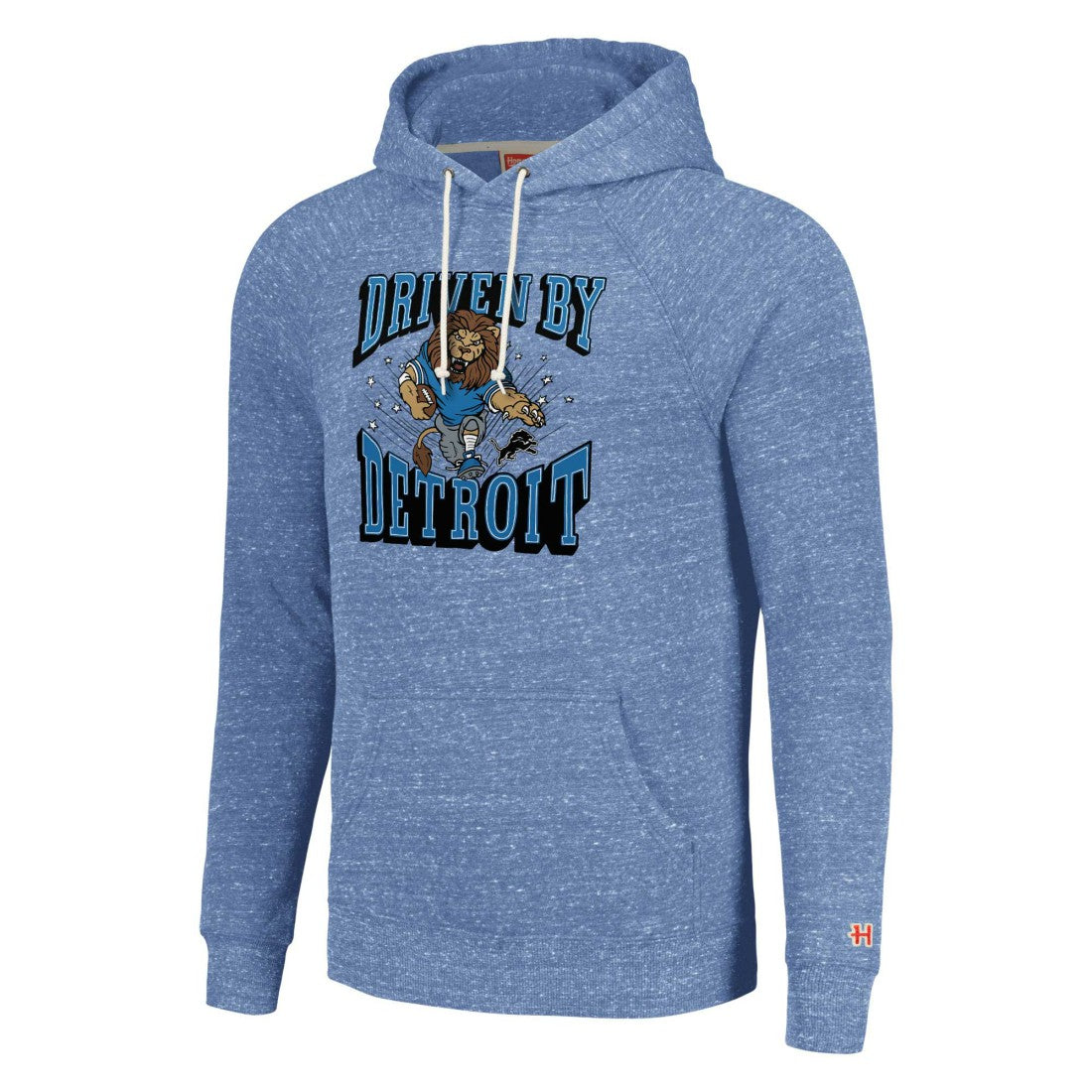 Detroit Lions Homage Unisex Hyperlocal Raglan Pullover Hoodie | NFL Hot