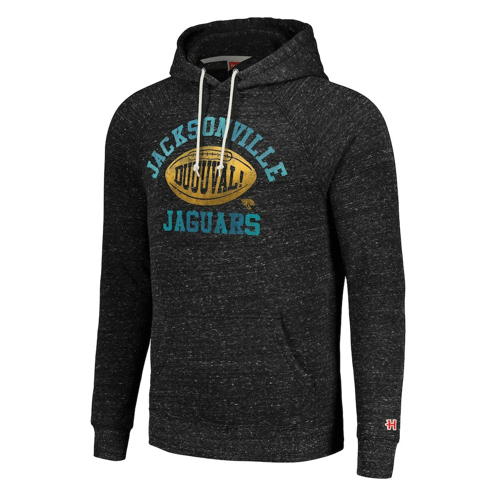 Jacksonville Jaguars Homage Unisex Hyperlocal Raglan Pullover Hoodie | NFL New