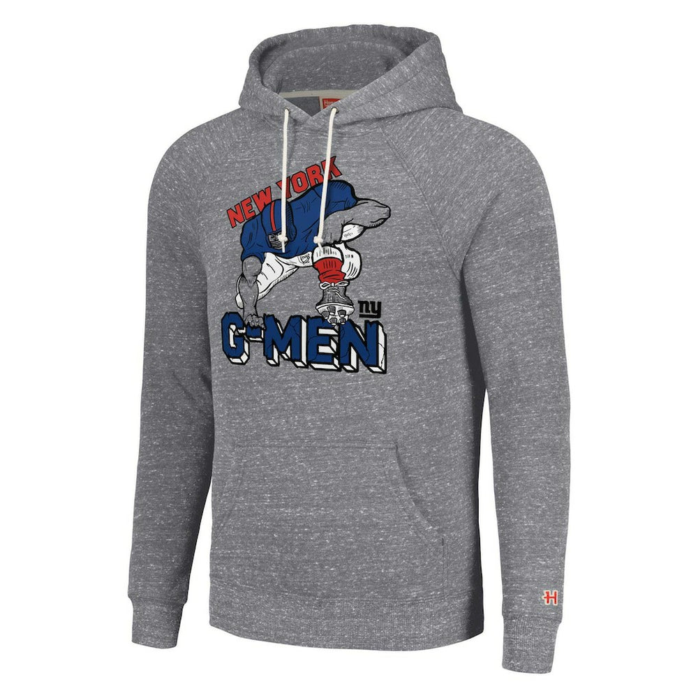 New York Giants Homage Unisex Hyperlocal Raglan Pullover Hoodie | NFL Hot