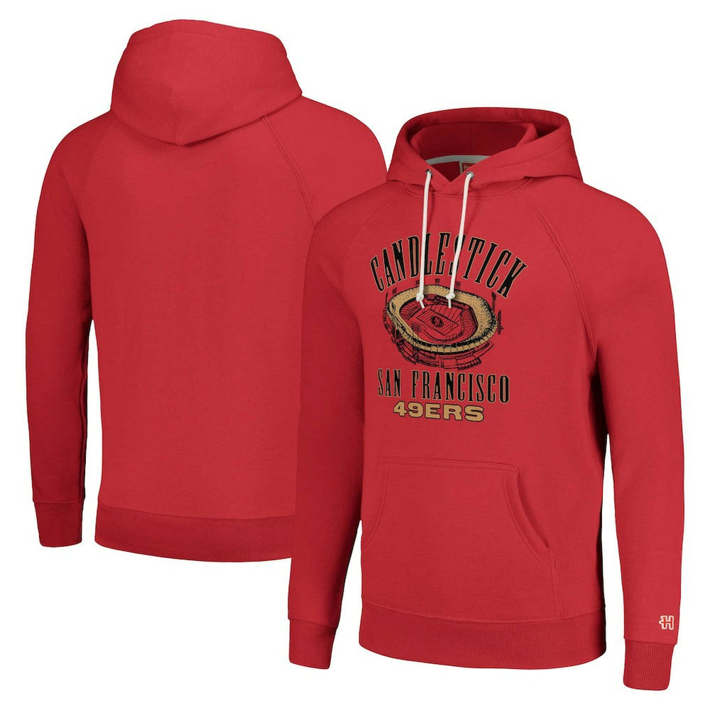 San Francisco 49ers Homage Unisex Hyperlocal Raglan Pullover Hoodie | NFL US