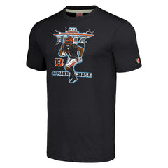 Cincinnati Bengals Ja'Marr Chase  Homage Unisex NFL Blitz Player Tri-Blend T-Shirt | NFL US