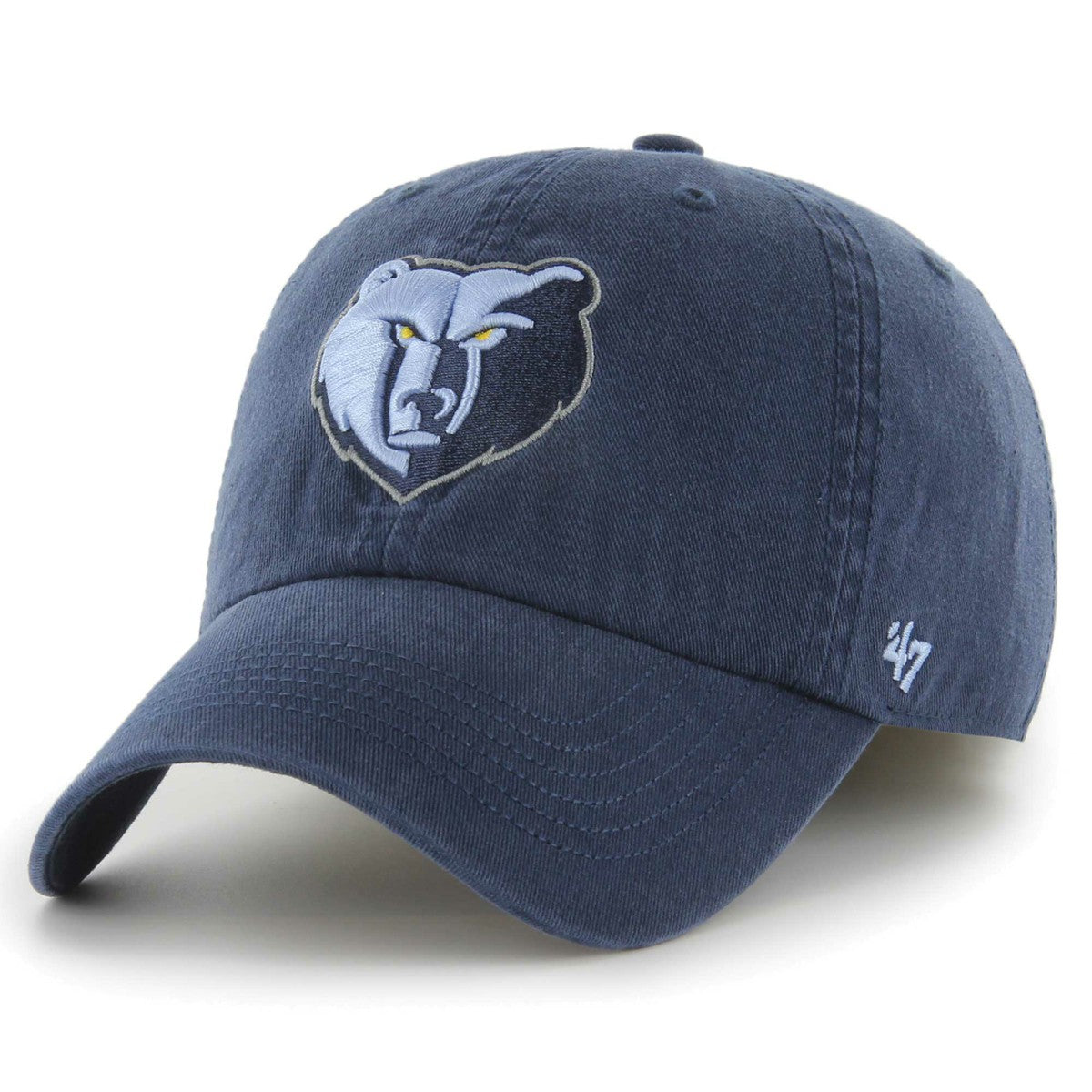 Navy Memphis Grizzlies '47 Classic Franchise Fitted Hat | NBA