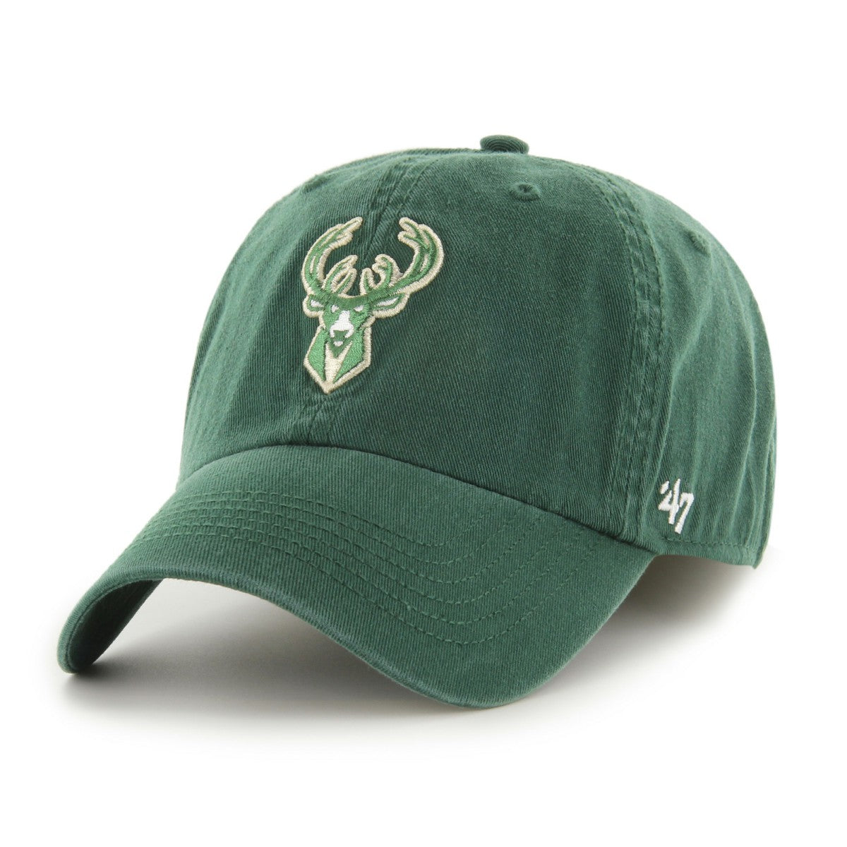 Hunter Green Milwaukee Bucks '47 Classic Franchise Fitted Hat | NBA