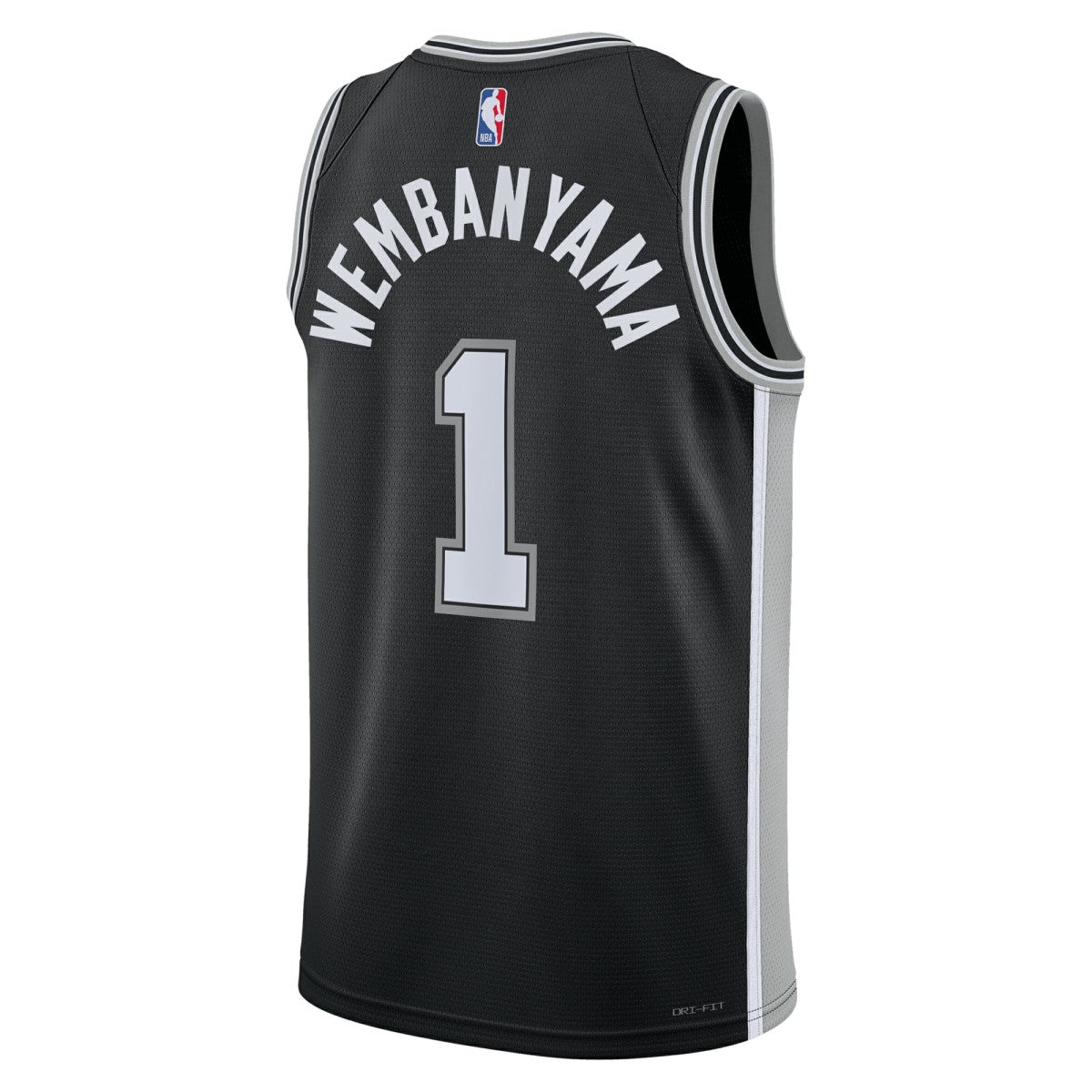 Black Victor Wembanyama San Antonio Spurs Unisex 2023 NBA Draft First Round Pick Swingman Jersey | NBA