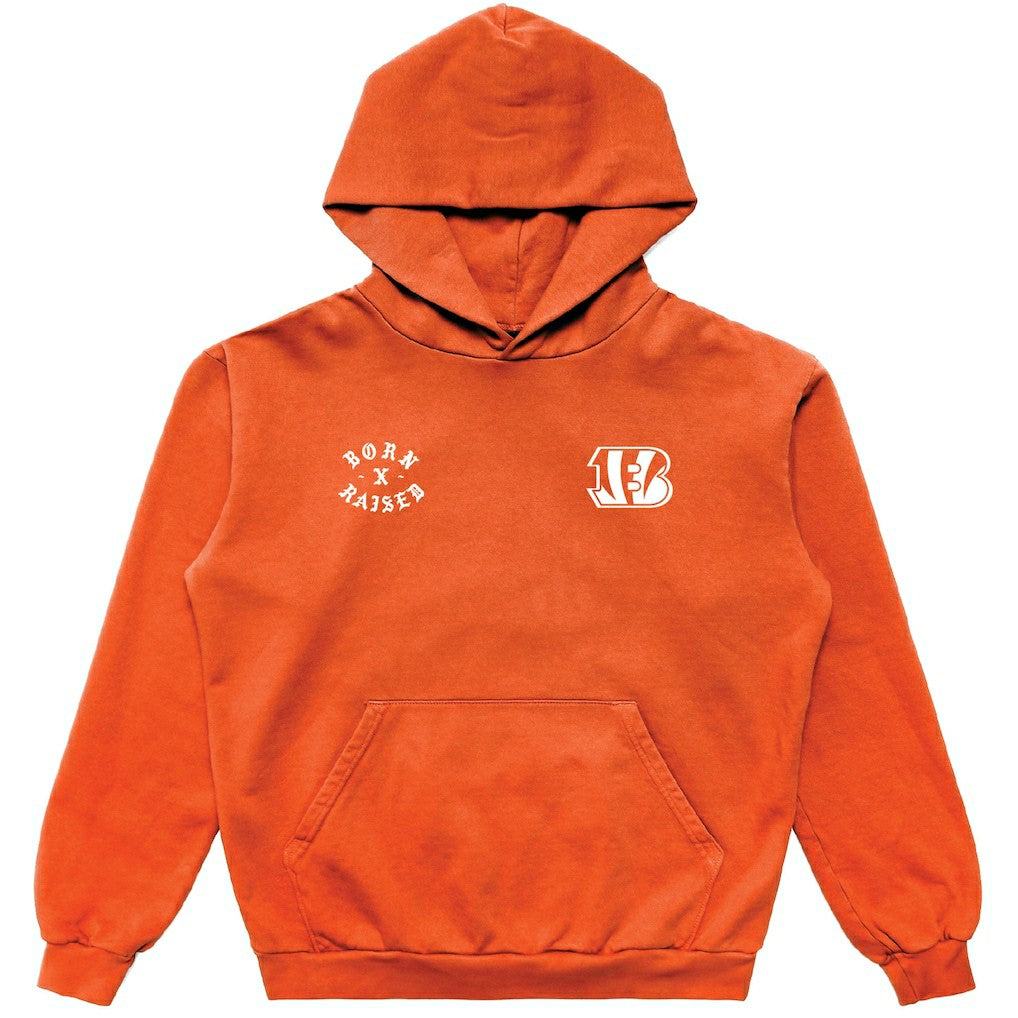 Cincinnati Bengals Born x Raised Unisex Pullover Hoodie | NFL Outlet