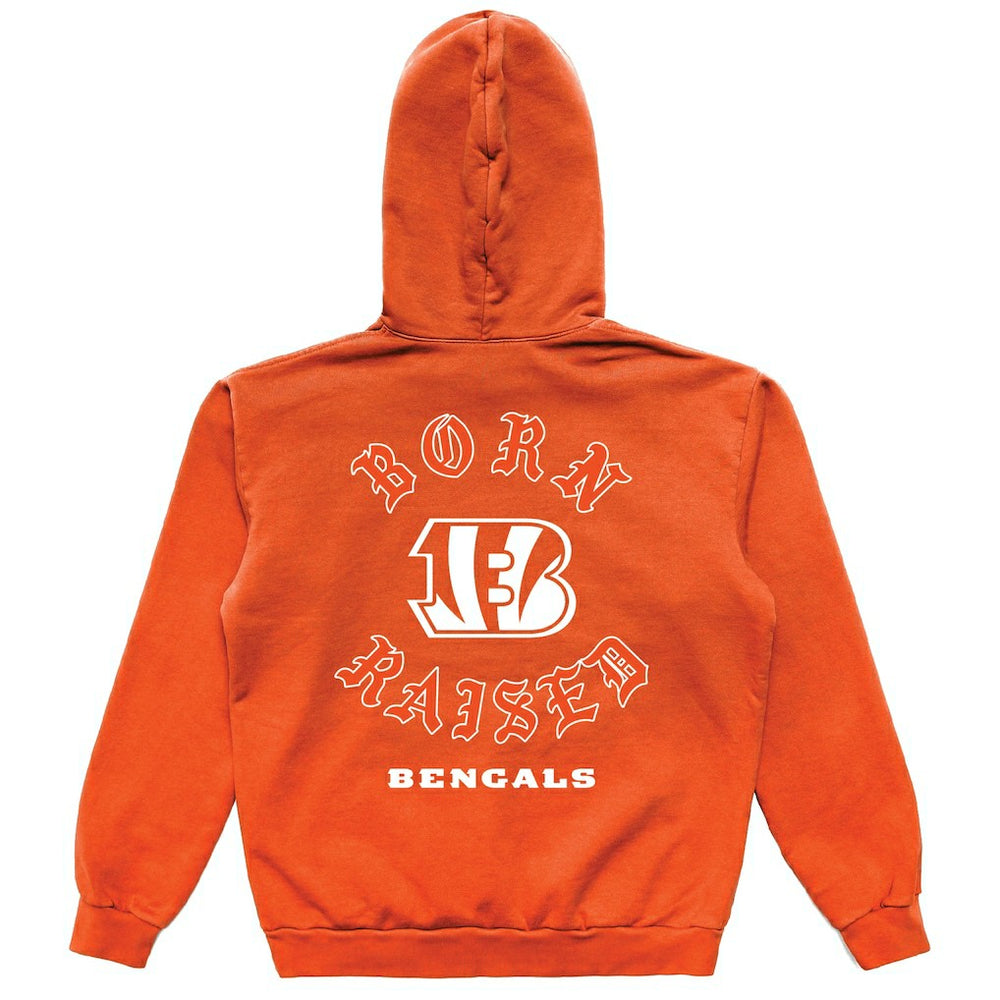 Cincinnati Bengals Born x Raised Unisex Pullover Hoodie | NFL Outlet