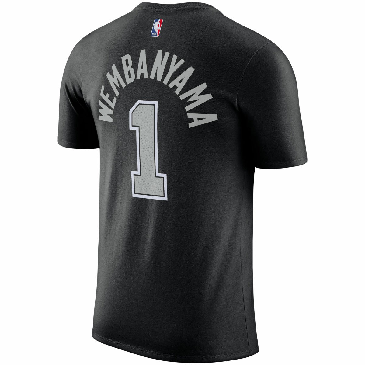Black Victor Wembanyama San Antonio Spurs Jordan Brand 2022/23 Statement Edition Name & Number T-Shirt | NBA