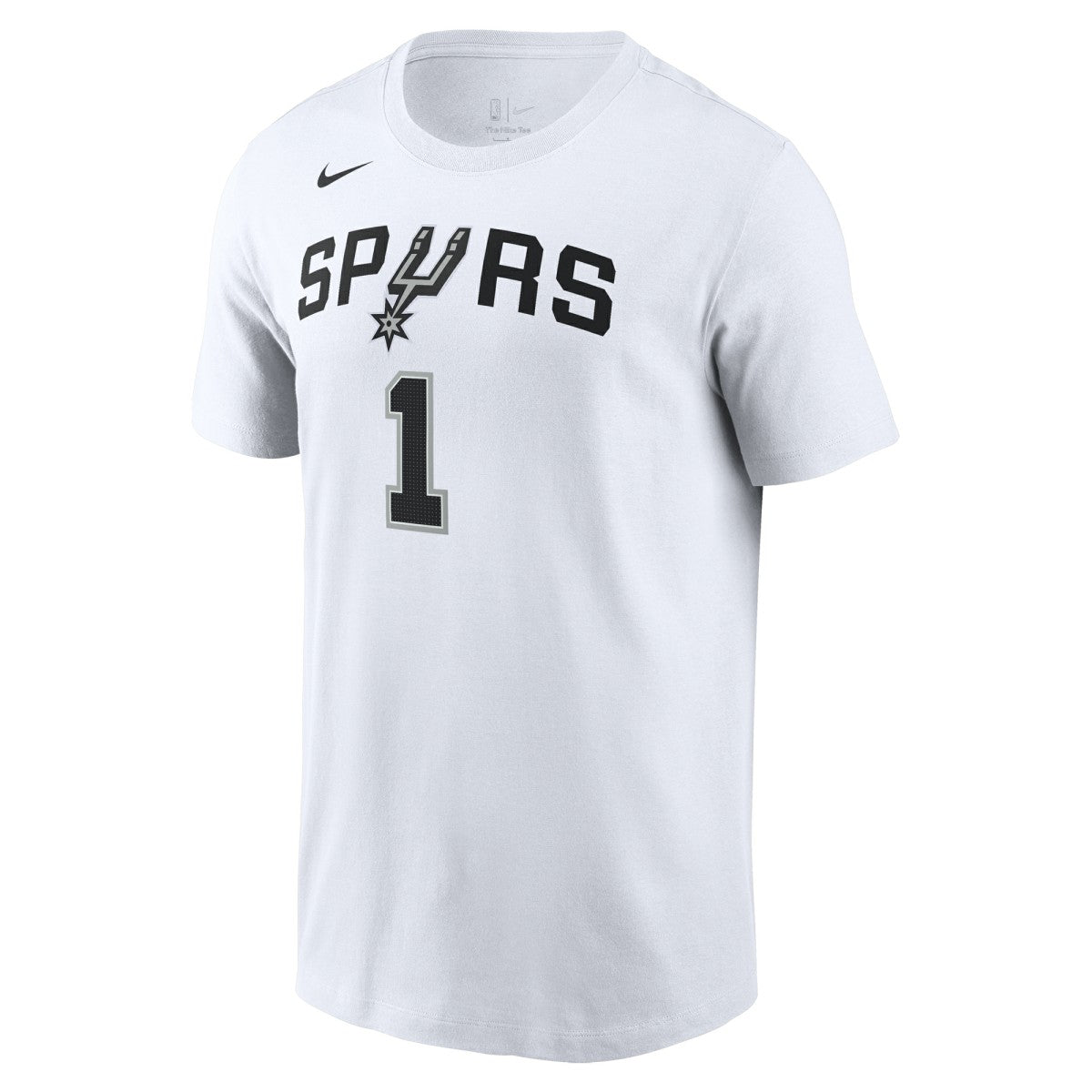 White Victor Wembanyama San Antonio Spurs Icon 2022/23 Name & Number T-Shirt | NBA