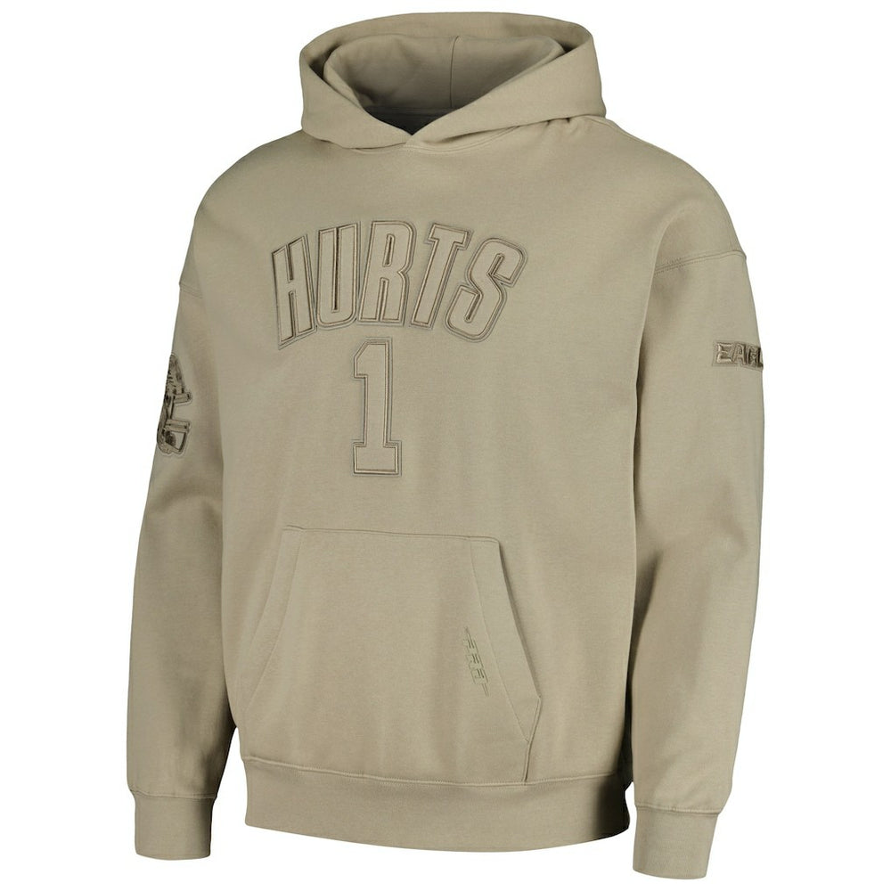 Philadelphia Eagles Jalen Hurts  Pro Standard Player Name & Number Pullover Hoodie | NFL On sale