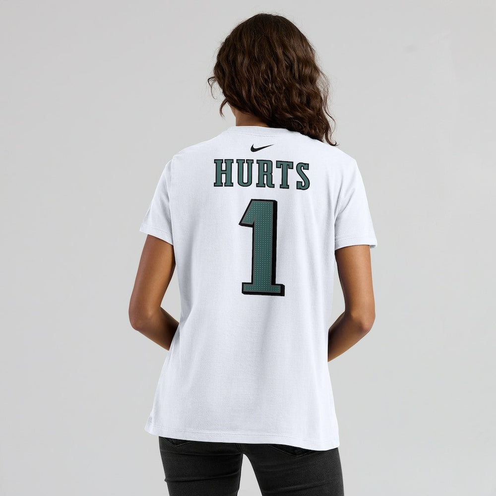 Philadelphia Eagles Jalen Hurts  Women's Player Name & Number T-Shirt | NFL Near me