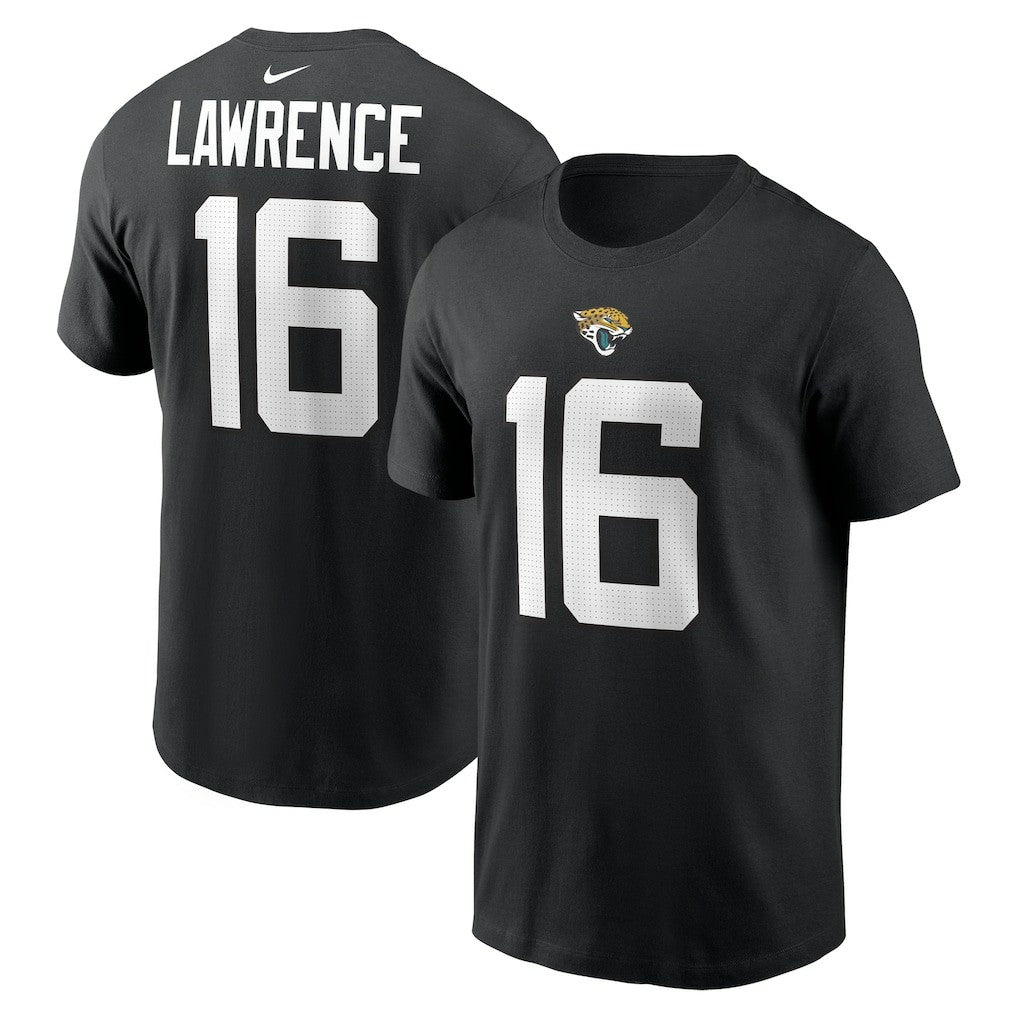 Jacksonville Jaguars Trevor Lawrence  Player Name & Number T-Shirt | NFL Hot