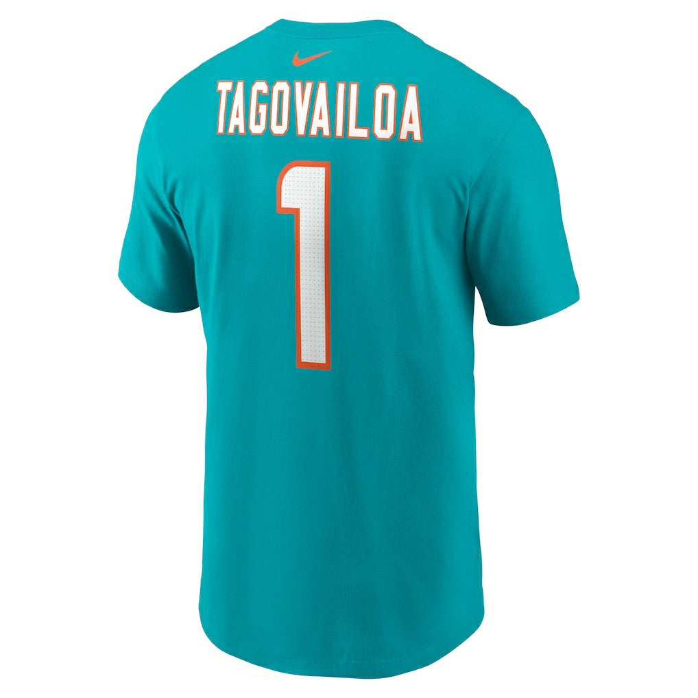 Miami Dolphins Tua Tagovailoa  Player Name & Number T-Shirt | NFL Near me