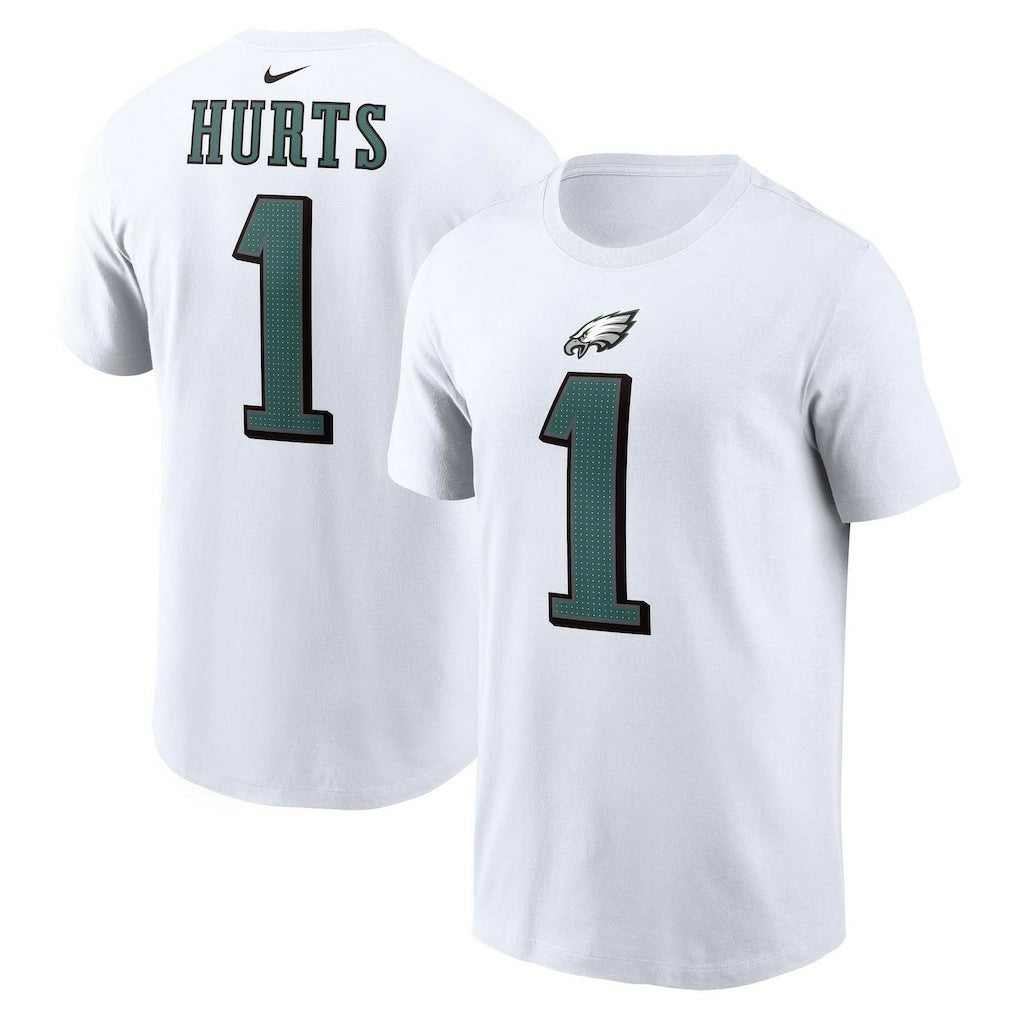 Philadelphia Eagles Jalen Hurts  Player Name & Number T-Shirt | NFL Near me
