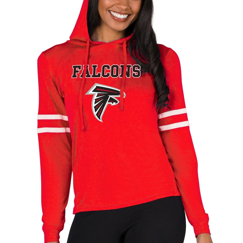Atlanta Falcons Concepts Sport Women's Marathon Lightweight Lounge Pullover Hoodie | NFL Outlet