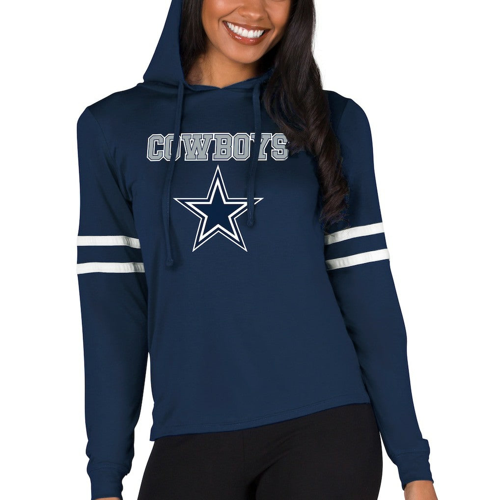 Dallas Cowboys Concepts Sport Women's Marathon Lightweight Lounge Pullover Hoodie | NFL US