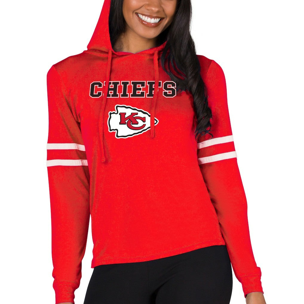Kansas City Chiefs Concepts Sport Women's Marathon Lightweight Lounge Pullover Hoodie | NFL On sale