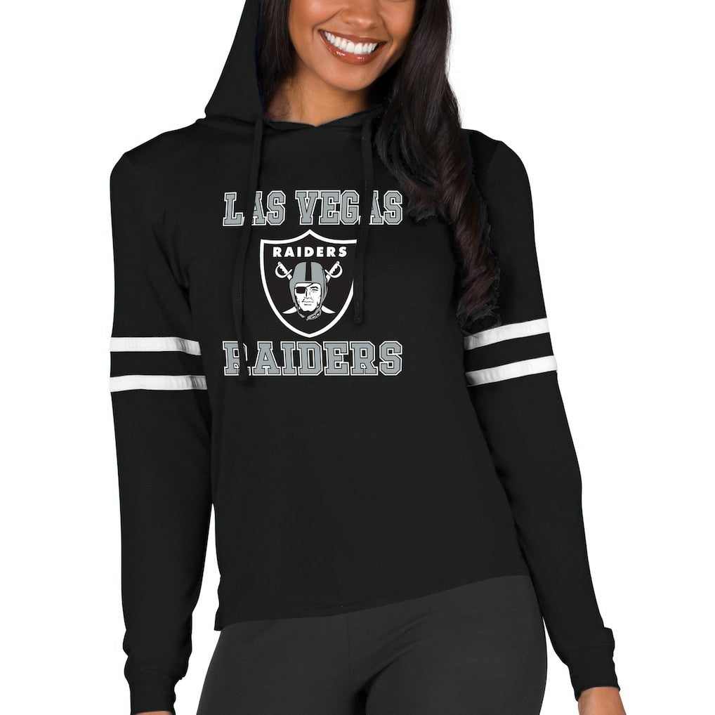 Las Vegas Raiders Concepts Sport Women's Marathon Lightweight Lounge Pullover Hoodie | NFL US