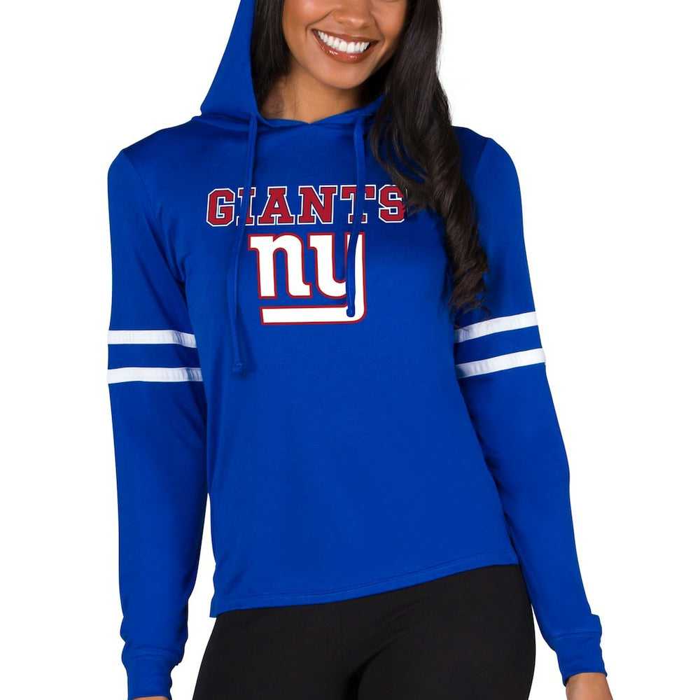 New York Giants Concepts Sport Women's Marathon Lightweight Lounge Pullover Hoodie | NFL Sale