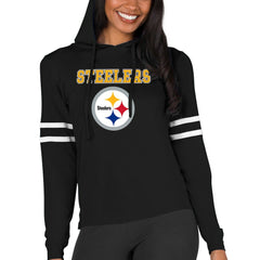 Pittsburgh Steelers Concepts Sport Women's Marathon Lightweight Lounge Pullover Hoodie | NFL Online
