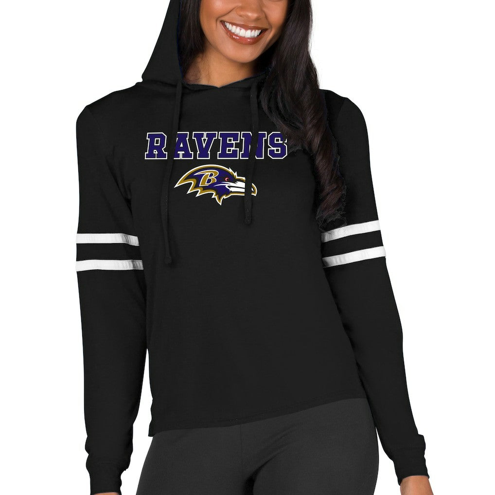 Baltimore Ravens Concepts Sport Women's Marathon Lightweight Lounge Pullover Hoodie | NFL On sale